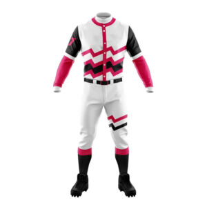 Custom Baseball Team Uniform — Magenta Angular Kit