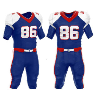 Custom American Football Uniform — Royal Blue Kit